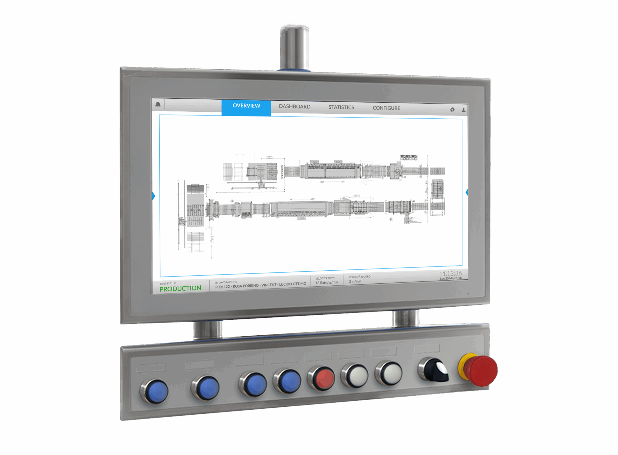 Moniteur Industriel MX200 | ASEM